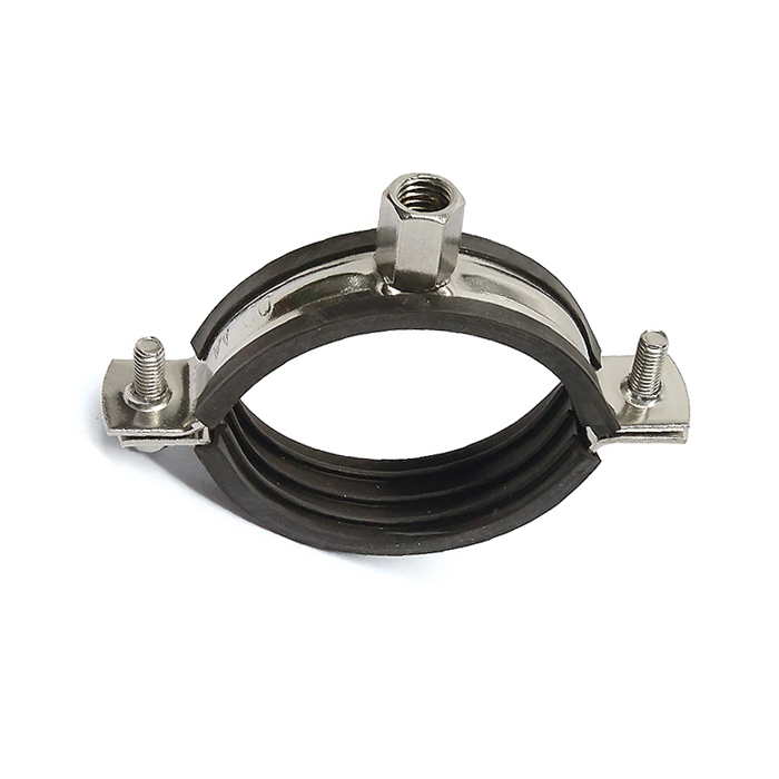 Stainless Rubber Lined Clips Grade 316 A4 M8 M10