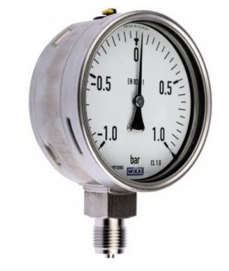 4" vac gauge (-1 to +1) 3/8 Bottom Entry