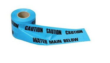 Mains Water Detection Tape 150mm x 365Mtr (Visual Detection)