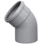 45° Grey Soil Pipe Bend
