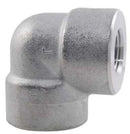 90° Female BSPT Forged Carbon Steel 3000lb Elbow ASTM A105