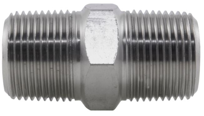 BSPT Hex Nipple 3000lb A105