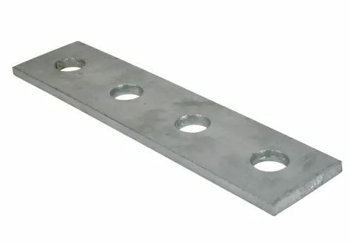 FLAT JOINT PLATE 4 HOLE GALV GB04