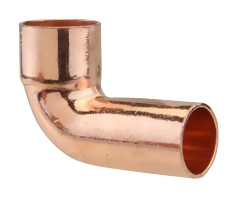 90° Copper Long Tail Street Elbow - Endfeed