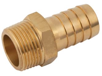 1/4" x 1/8" - 2" x 2" BSPT Brass Male Hosetail