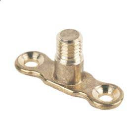 Brass Male Backplate BSP