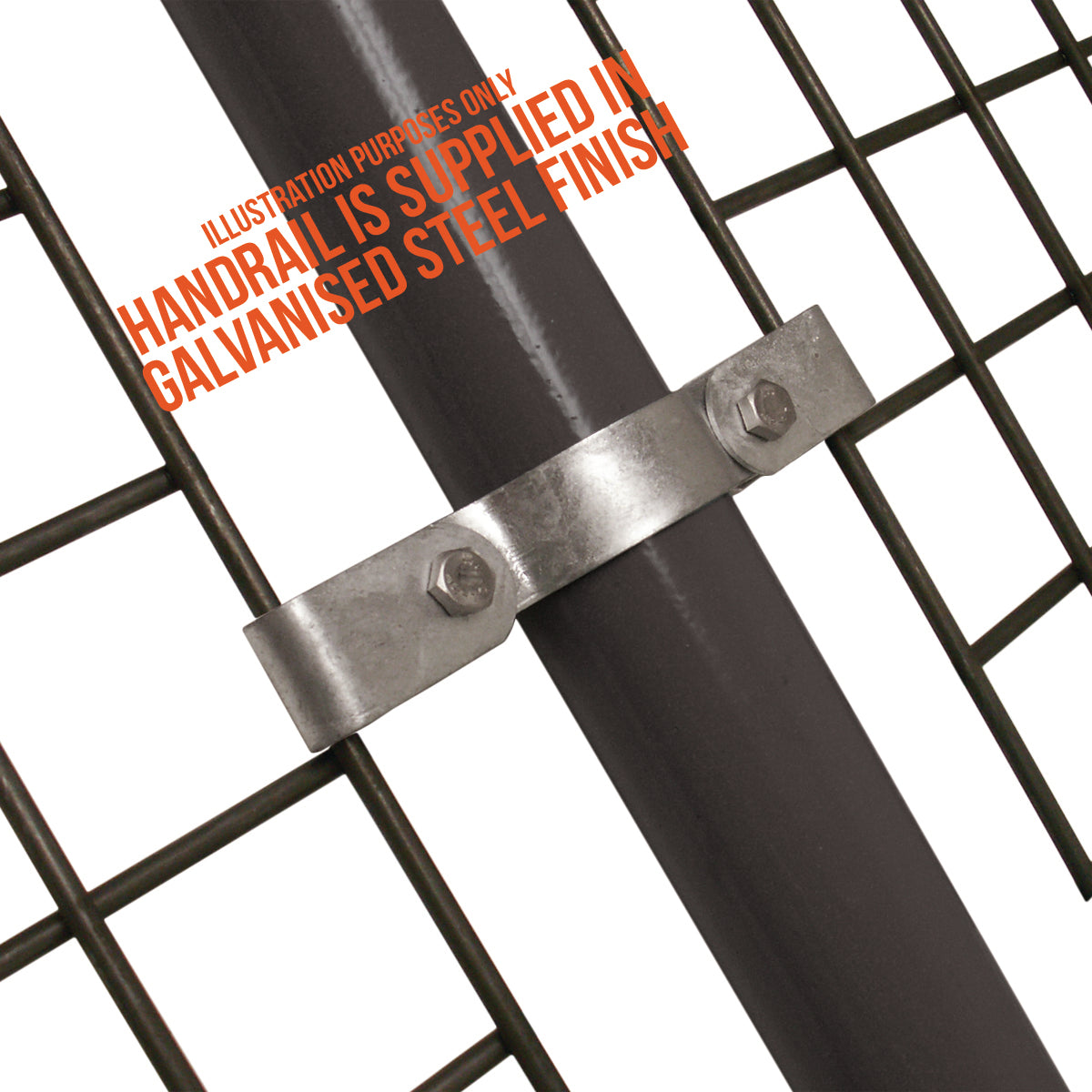 C67.171 Double Mesh Clip - Handrail Fixing | Flocon Valves Pipes & Fittings