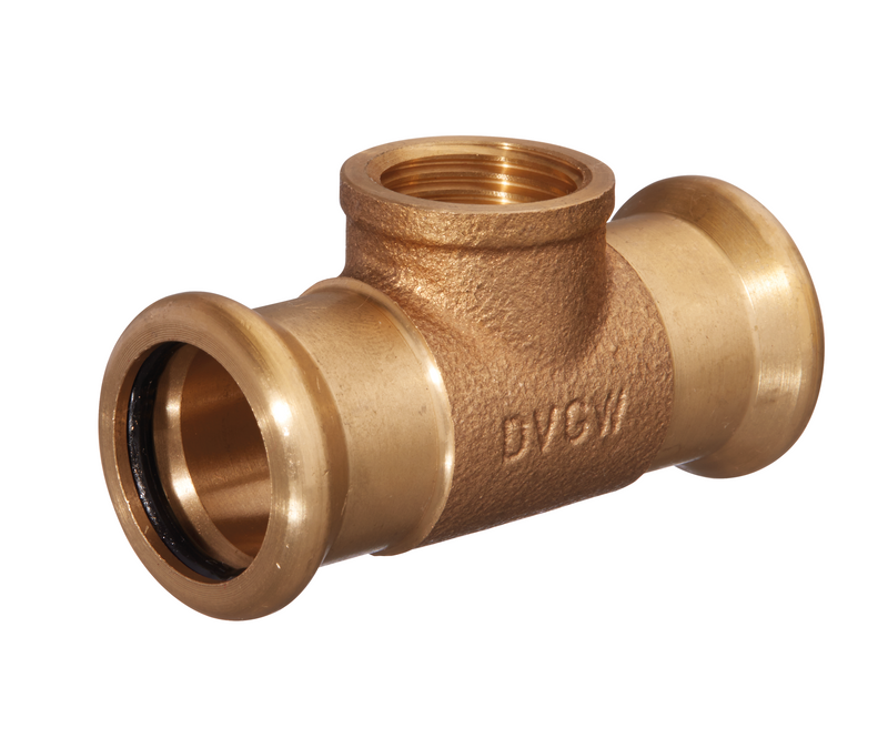 Copper Gas Press - Fit  Female Tee