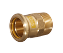 Copper Gas Press Fit Male Adapter