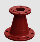Ductile Iron Flanged Concentric Taper -Red