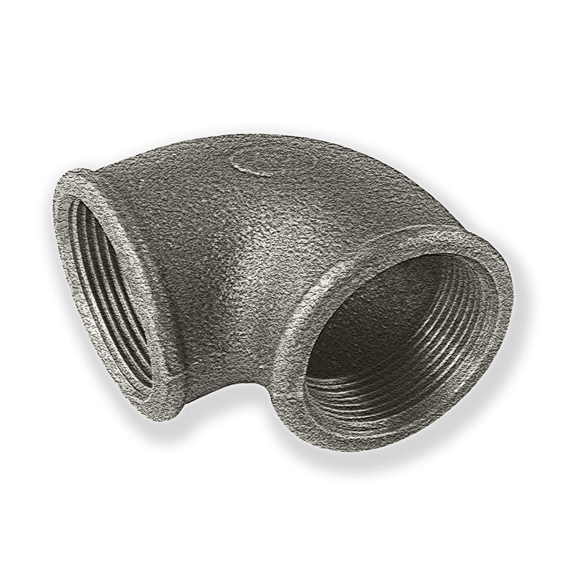 Galvanised Malleable Iron Female/Female 90° Elbow