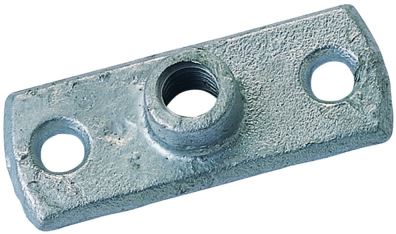 Galvanised Malleable Iron Backplate BSP