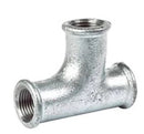 ¾ - 2" Galvanised Malleable Iron Sweep Tee Fitting