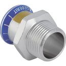 Geberit Mapress Stainless Steel Adaptor With Male Thread (Gas) (22mm)