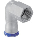 Geberit Mapress Stainless Steel Elbow Adaptor With Female Thread 90° (FKM, Blue) (15mm - 35mm)