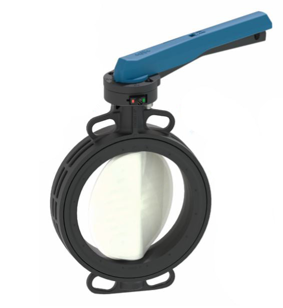 Georg Fischer DN50-DN200 PVC Butterfly Valve 565 with Hand Lever
