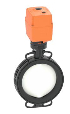 Georg Fischer DN50-DN300 PVC 565 Butterfly Valve with Electric Actuator 24V/230V