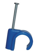 Nail-in Identification Clip 22mm - Blue (Bag of 100)