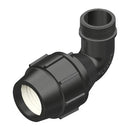Plasson 90° Elbow with Threaded Male Offtake (110mm)