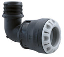Plasson Pushfit 90° Elbow with Threaded Male Offtake (20mm - 63mm)