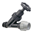 Plasson Angle Seat Valve Threaded x Compression - NBR Seal (20mm - 63mm)