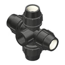 Plasson Cross with Threaded Female Offtake (20mm)