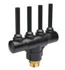 Plasson Black Below Ground Manifold 4 Port Centre Feed
