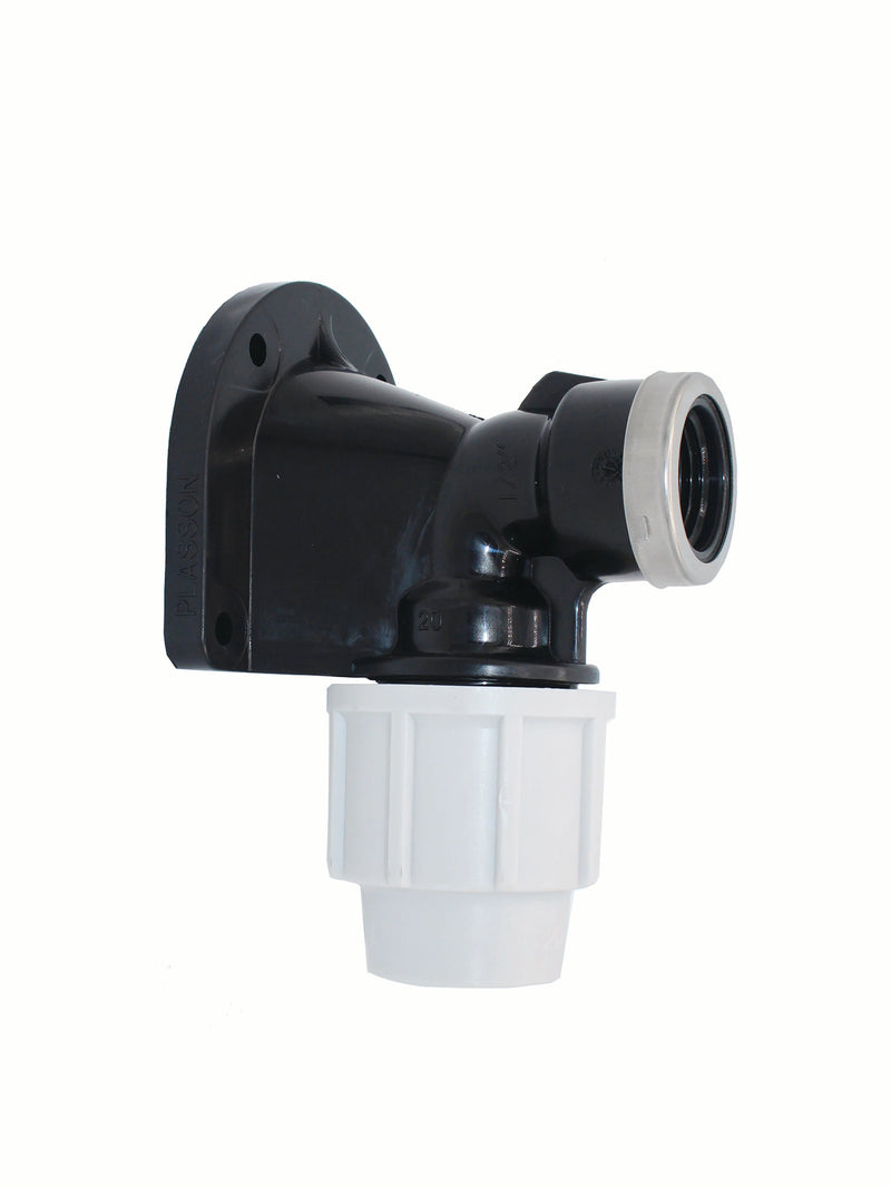 Plasson Wall Plate Elbow