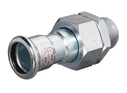 Press - Fit Carbon Steel Male Union