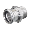 Stainless Steel Press -Fit Male Adapter with EPDM Seals