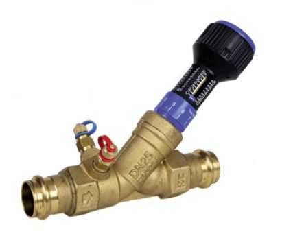 Albion Fixed Orifice Double Regulating Valve with BSP or Press Ends - ART 25