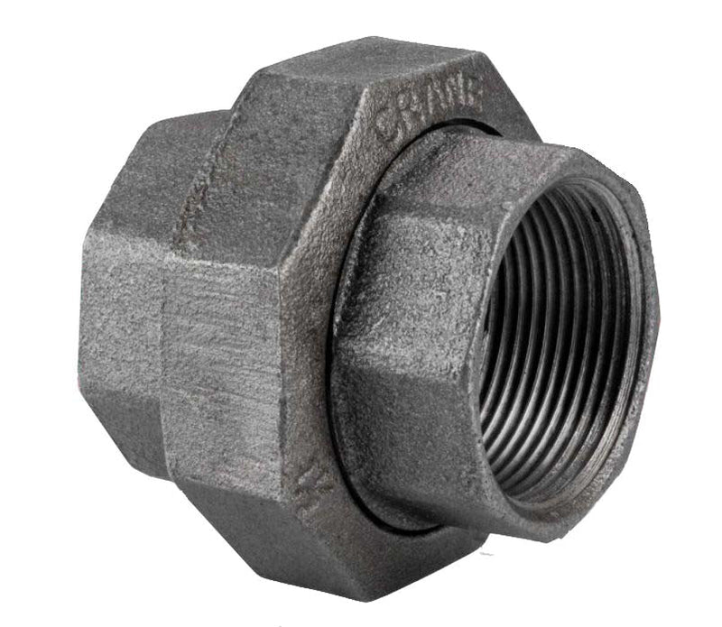 ½ - 2" Black Malleable Iron/Bronze Union Crane Fitting - 271