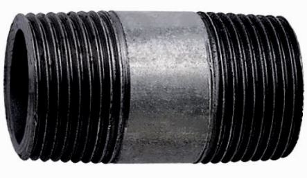 Black Heavy Weight Close Taper Nipples EN10241