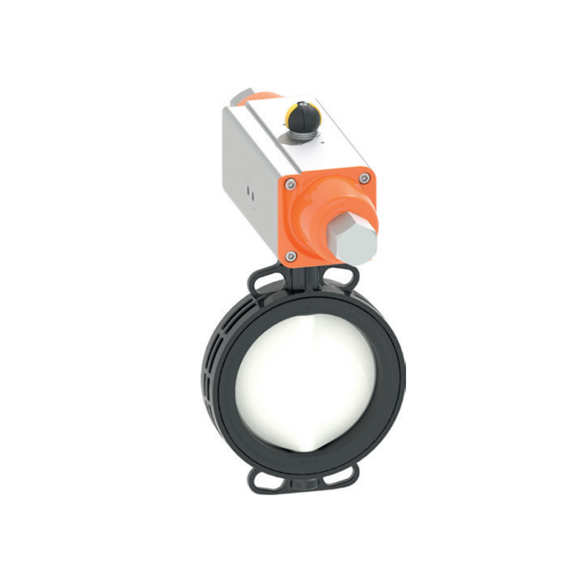 Georg Fischer DN50-DN200 PFC Pneumatic Butterfly Valve PN10/16