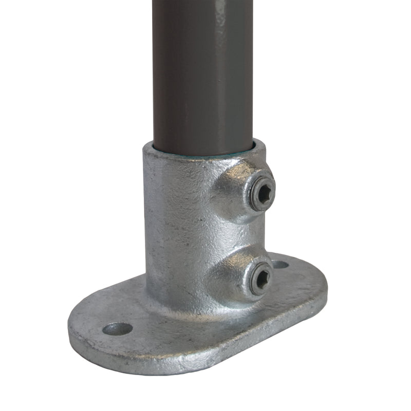 C12.132 Railing Base Flange - Handrail Fitting