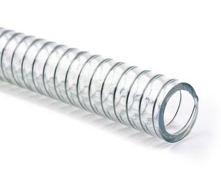 Clear Steel Wire Reinforced Hose - 10m