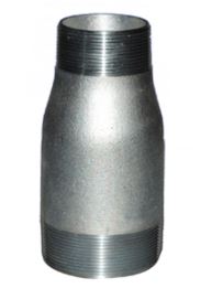 NPT Concentric Swage Nipple TBE xs  Hot Dip Galvanised (HDG)