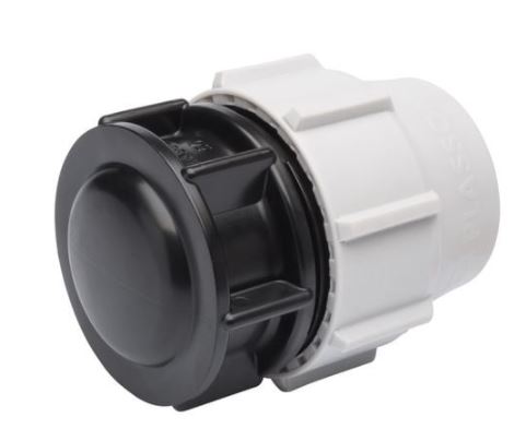 Plasson Polyethylene Compression Stop End - 7120C00