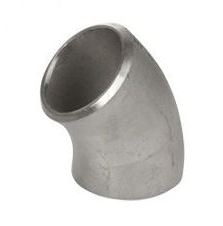 45° Schedule 10 304L Long Radius Weld Elbow - Welded