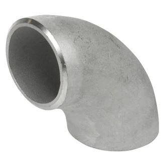 90° Schedule 40 304L Long Radius Weld Elbow - Welded