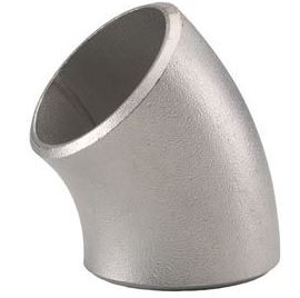 45° Schedule 40 304L Long Radius Weld Elbow 304L - Welded