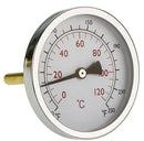 63mm Temp Gauge 0-120; Back 50mm Stem