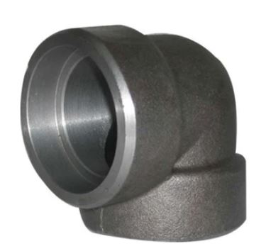 90° Socket Weld Elbow Forged Carbon Steel 3000lb ASTM A105