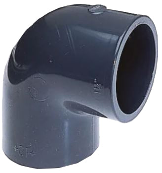 90° PVCu Plain Elbow - Metric