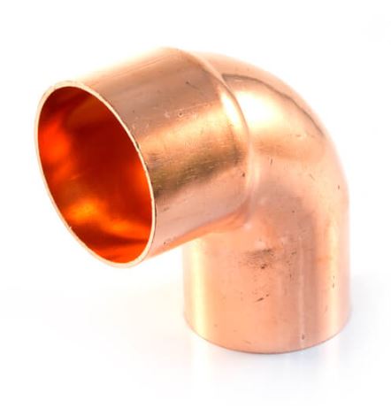 90° Copper Male/Female Elbow - Endfeed