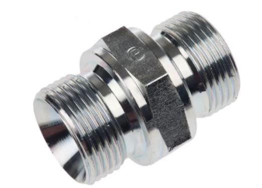 BSPP Stainless Steel  316 Hex Nipple 60° Cone