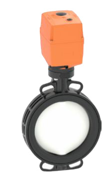 Georg Fischer DN50-DN300 PVC 565 Butterfly Valve with Electric Actuator 24V/230V