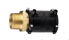 Georg Fischer Transition coupler PE/brass (Ms 58) Male thread