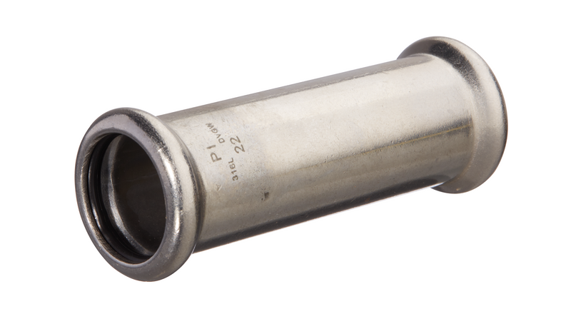 Stainless Steel Press-Fit Slip Coupling with FKM Seals