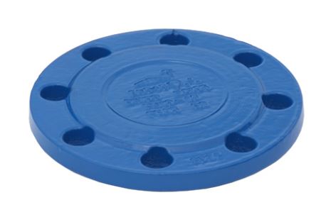 PN16 Ductile Iron Blue Resin Coated Blank Flange